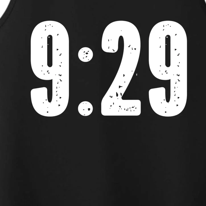 9:29 Social Justice Tribute Gift Performance Tank