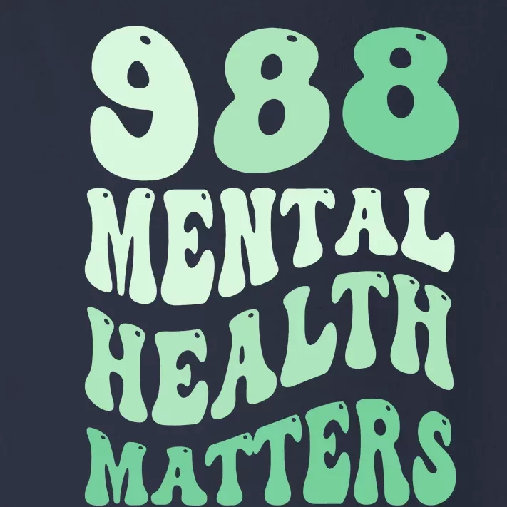 988 Semicolon Mental Health Matters Suicide Prevention Retro Toddler Long Sleeve Shirt