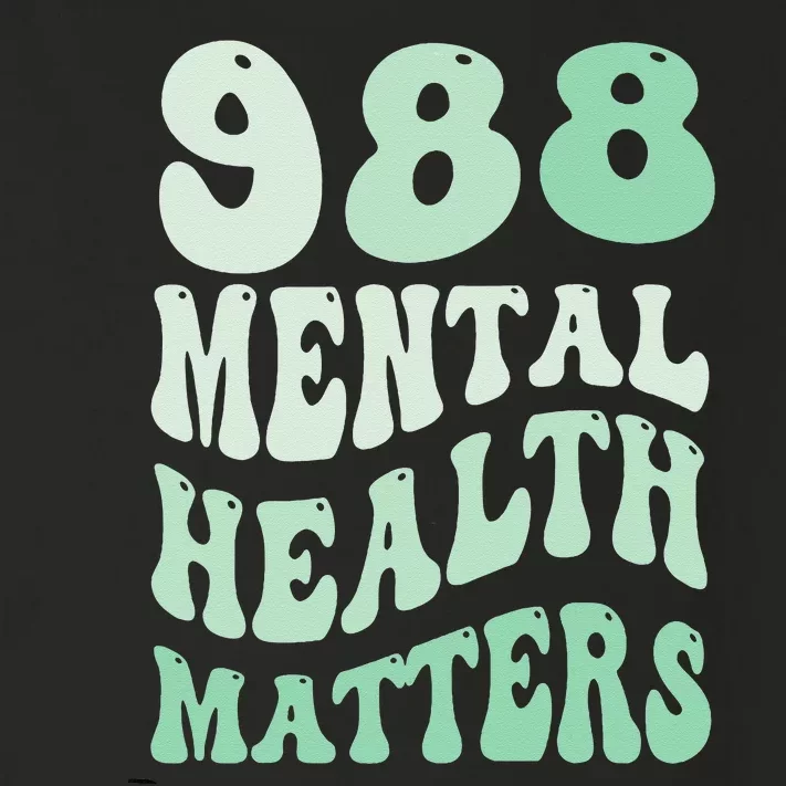 988 Semicolon Mental Health Matters Suicide Prevention Retro Toddler Long Sleeve Shirt