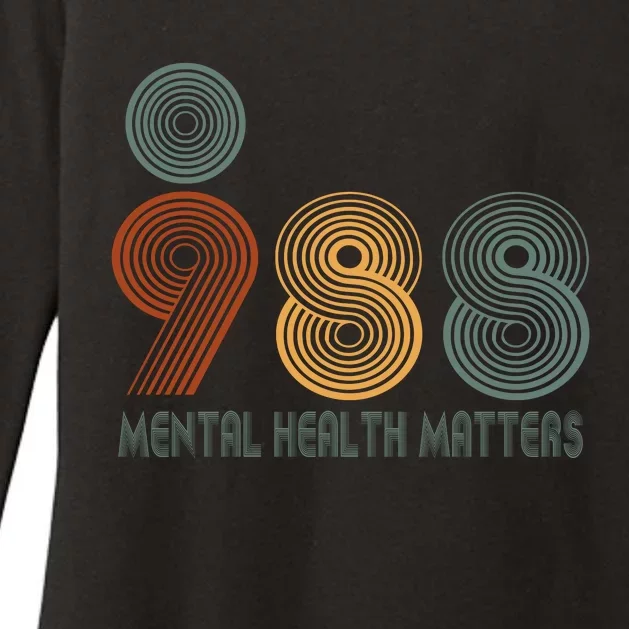 988 Semicolon Mental Health Matters Womens CVC Long Sleeve Shirt