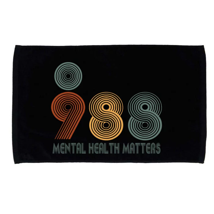 988 Semicolon Mental Health Matters Microfiber Hand Towel