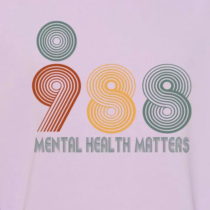 988 Semicolon Mental Health Matters Garment-Dyed Sweatshirt