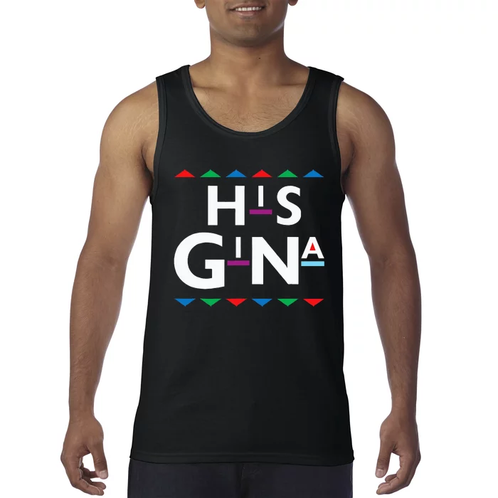 90s Sitcom Nostalgia His Gina Couples Matching Gift Outfit Tank Top