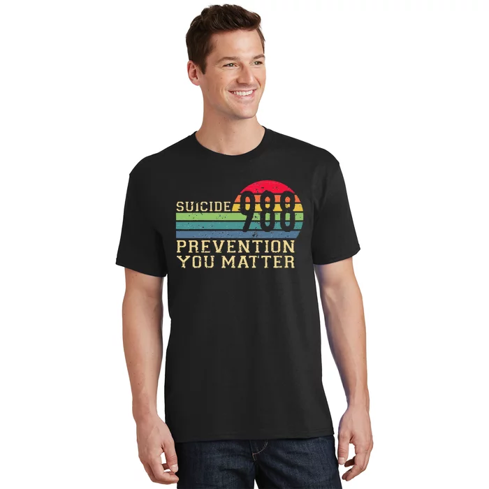 988 Suicide Prevention Awareness Mental Health T-Shirt