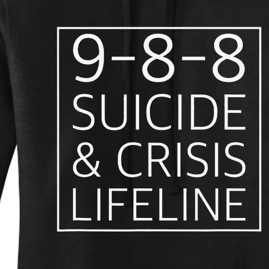 988 Suicide Prevention Awareness Mental Health Women's Pullover Hoodie