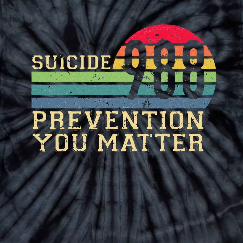 988 Suicide Prevention Awareness Mental Health Tie-Dye T-Shirt