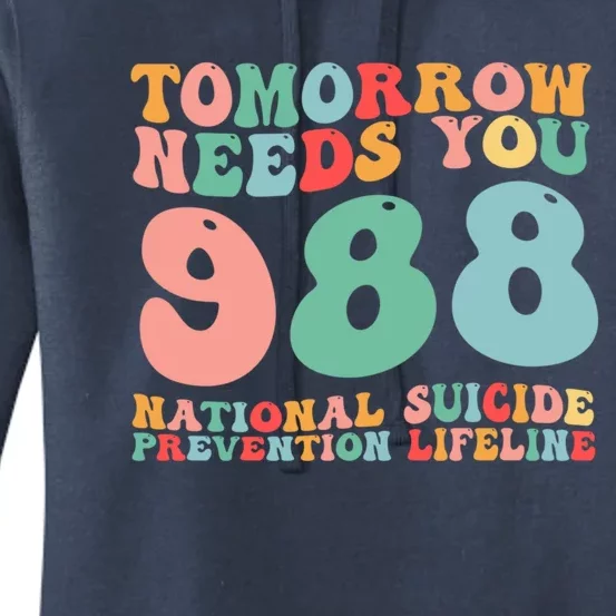 988 Suicide Prevention National Suicide Prevention Lifeline Women's Pullover Hoodie