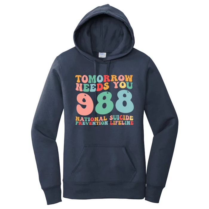 988 Suicide Prevention National Suicide Prevention Lifeline Women's Pullover Hoodie