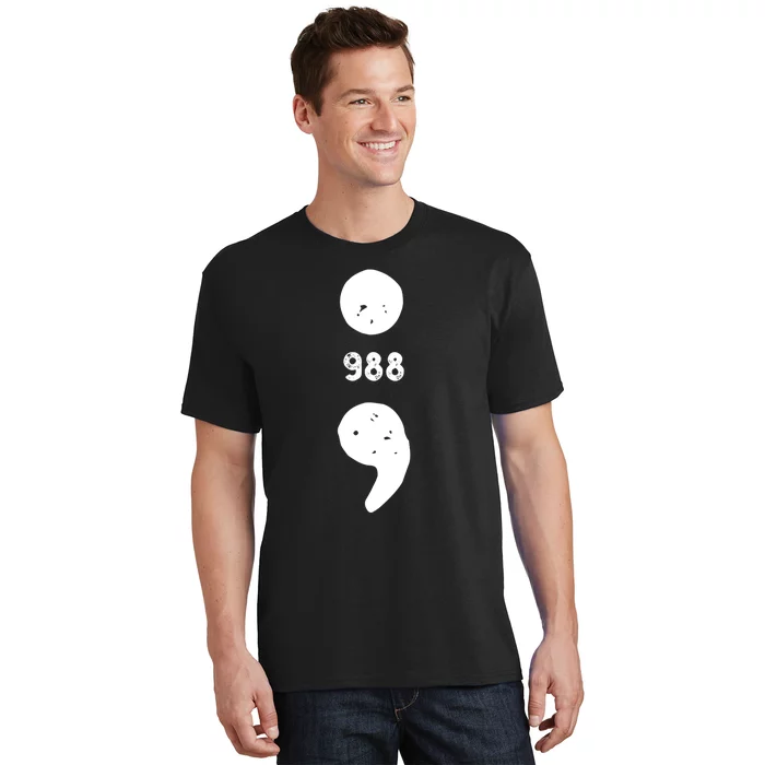 988 Suicide Prevention 988 Comma T-Shirt