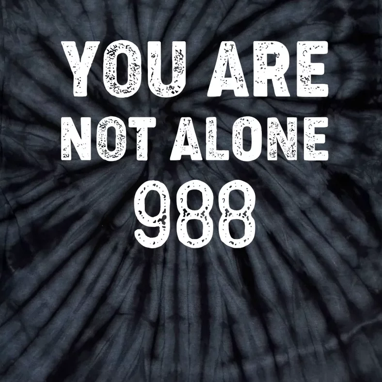 988 Suicide Prevention 988 Tie-Dye T-Shirt