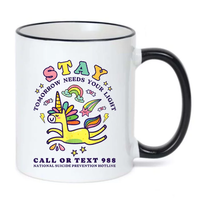 988 Suicide Prevention Tomorrow Needs You Retro Black Color Changing Mug