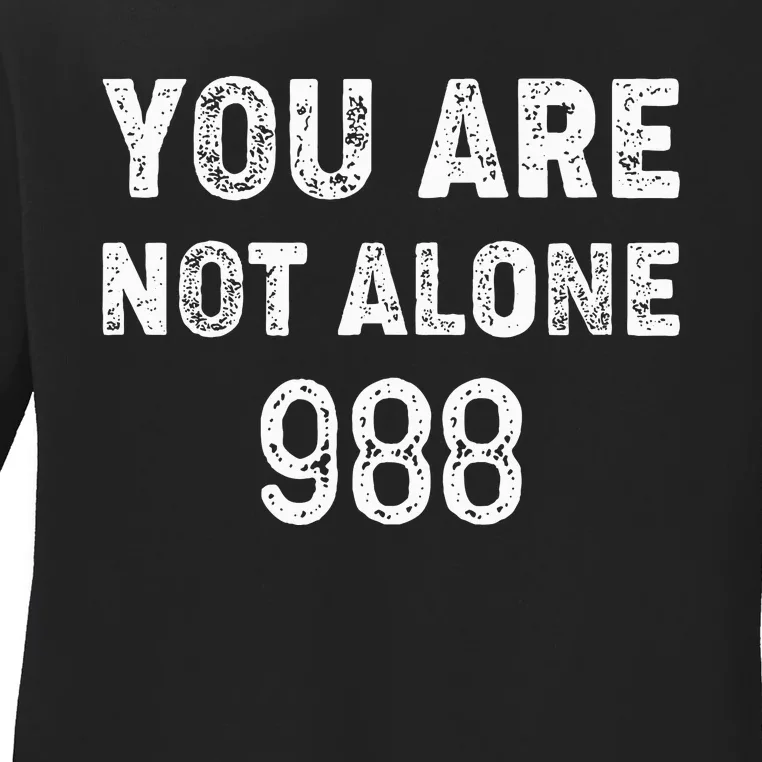 988 Suicide Prevention 988 Ladies Long Sleeve Shirt