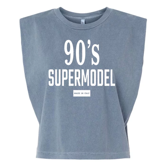 90S Supermodel Super Model Made In Italy Garment-Dyed Women's Muscle Tee