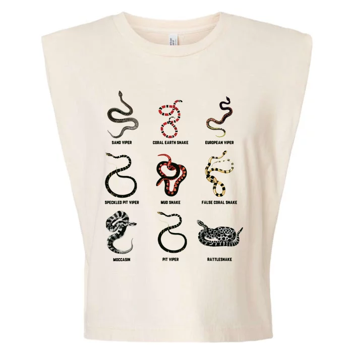 9 Snakes Snake Lover Men Snake Snake Garment-Dyed Women's Muscle Tee