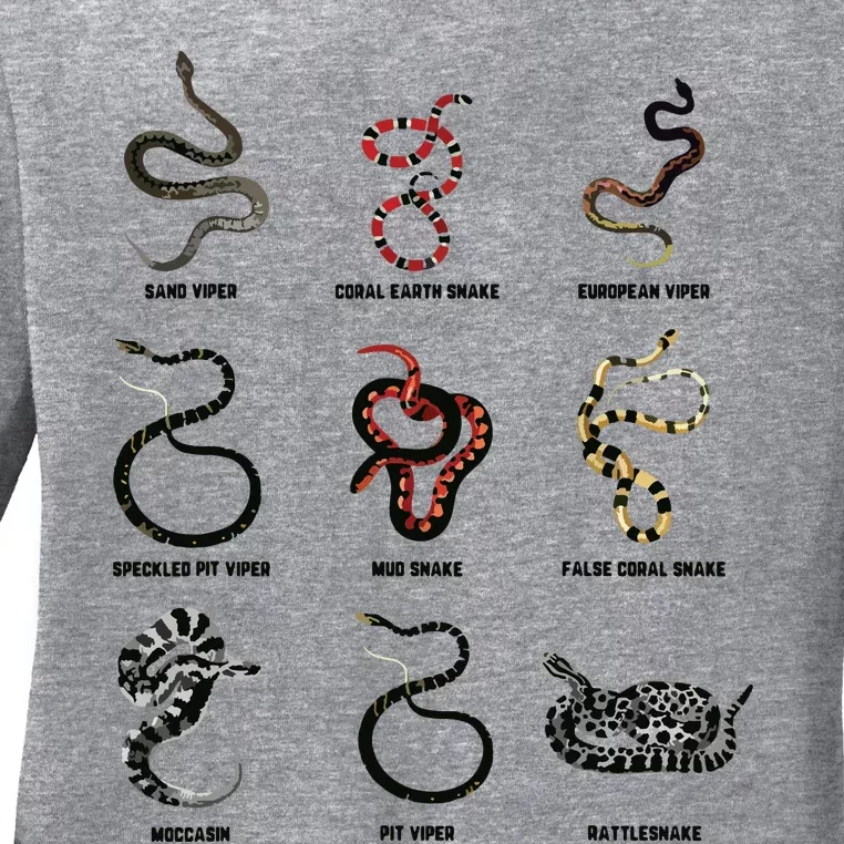 9 Snakes Snake Lover Men Snake Snake Ladies Long Sleeve Shirt