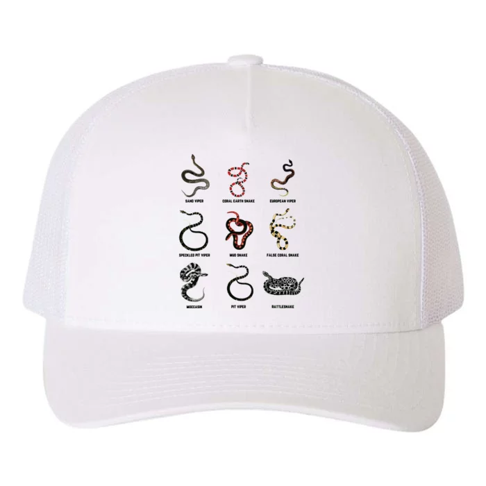 9 Snakes Snake Lover Men Snake Snake Yupoong Adult 5-Panel Trucker Hat