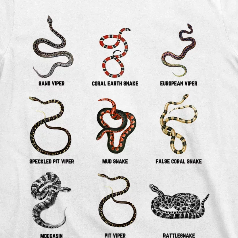 9 Snakes Snake Lover Snake Snake T-Shirt