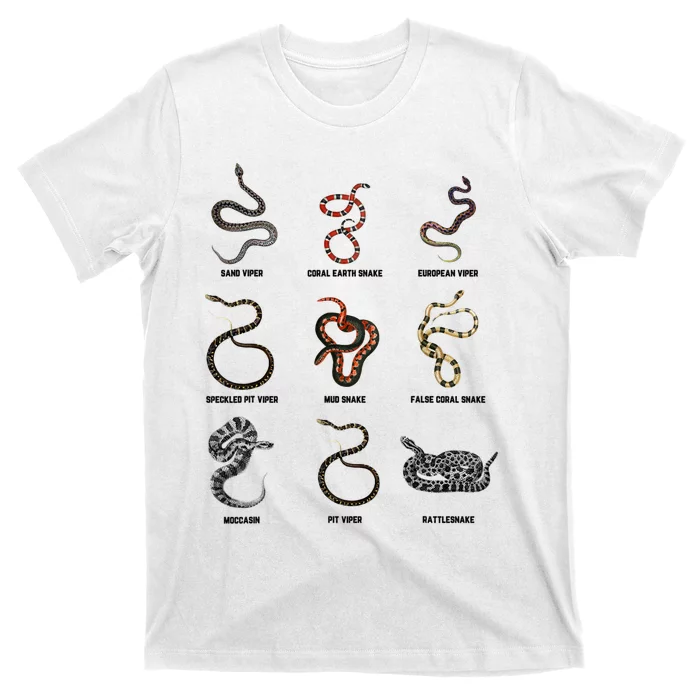 9 Snakes Snake Lover Snake Snake T-Shirt