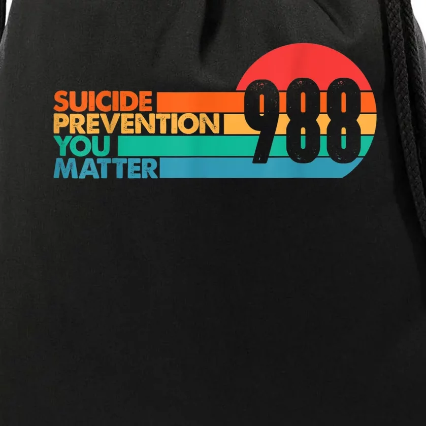 988 Shirt Suicide Prevention Lifeline 988 Awareness 988 Drawstring Bag