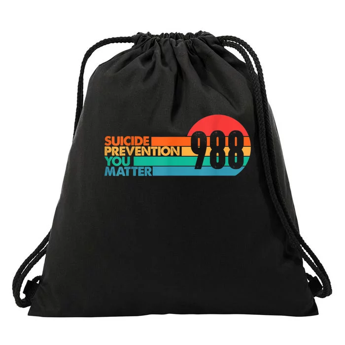 988 Shirt Suicide Prevention Lifeline 988 Awareness 988 Drawstring Bag