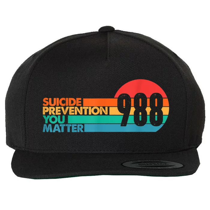 988 Shirt Suicide Prevention Lifeline 988 Awareness 988 Wool Snapback Cap