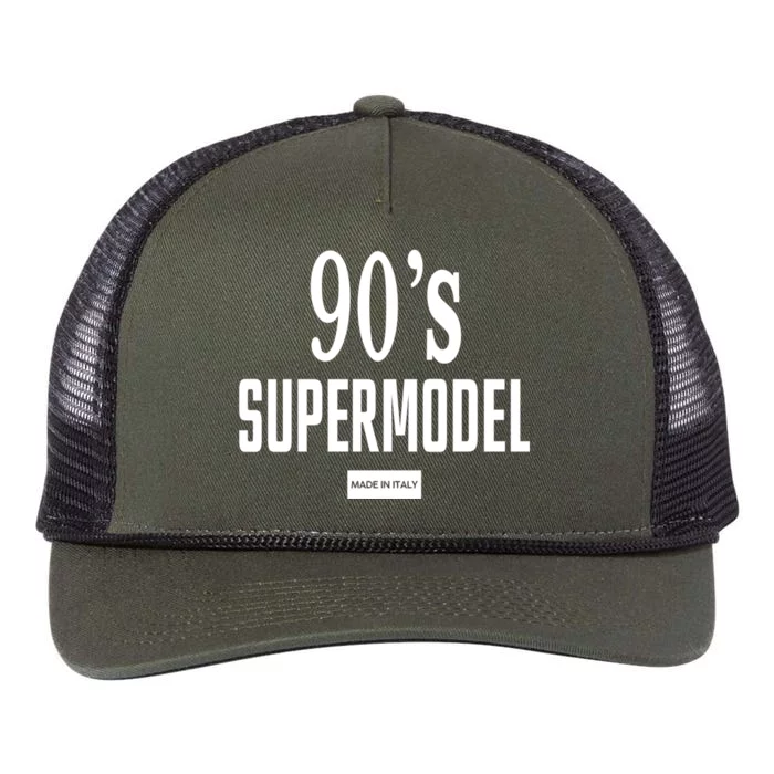 90S Supermodel Vintage Trendy Retro Rope Trucker Hat Cap