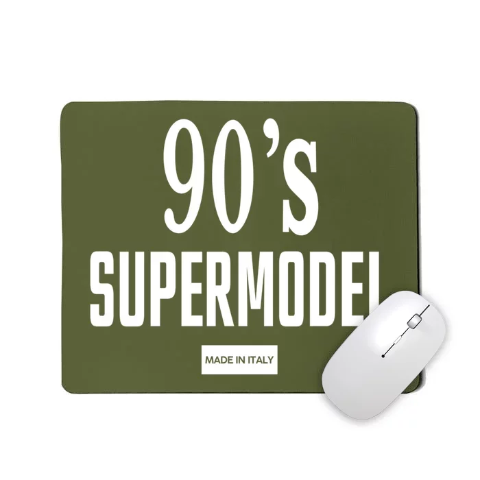 90S Supermodel Vintage Trendy Mousepad