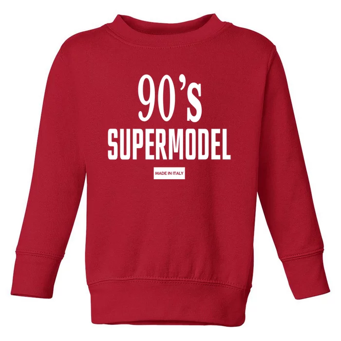 90S Supermodel Vintage Trendy Toddler Sweatshirt