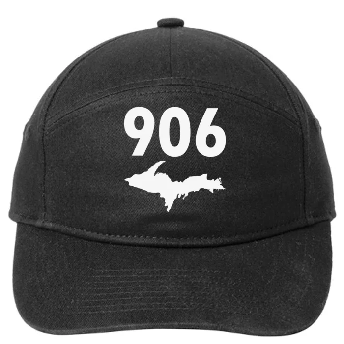 906 Upper Peninsula Yooper Upper Michigan 7-Panel Snapback Hat