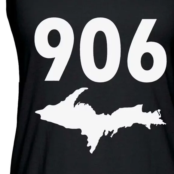 906 Upper Peninsula Yooper Upper Michigan Ladies Essential Flowy Tank