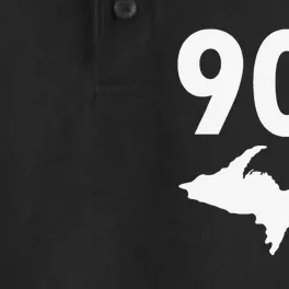 906 Upper Peninsula Yooper Upper Michigan Dry Zone Grid Performance Polo