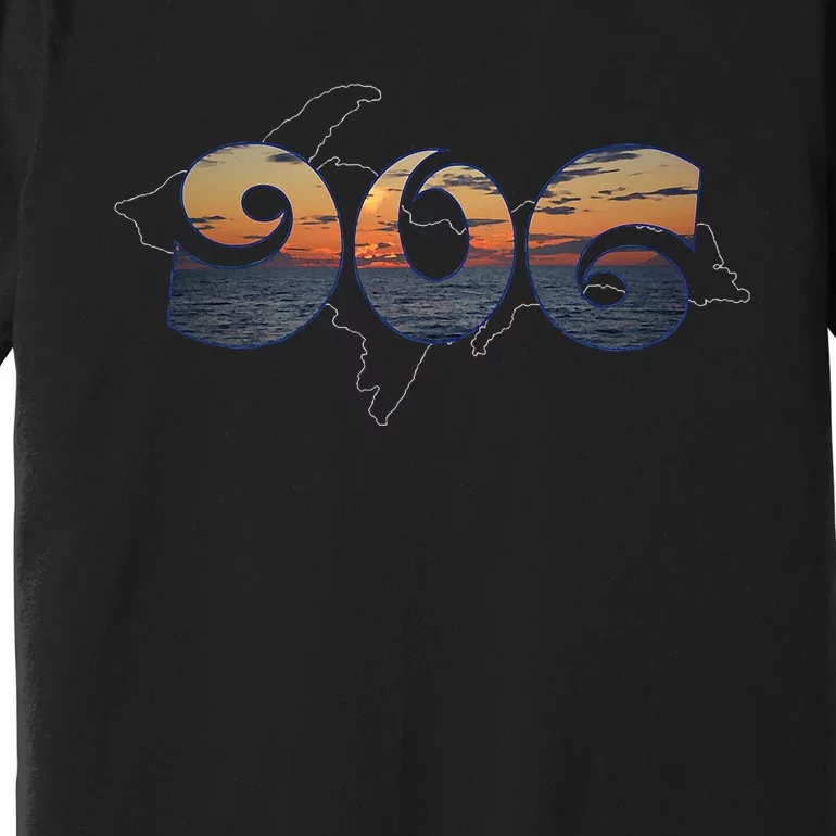 906 Upper Peninsula Of Michigan Sunset Premium T-Shirt