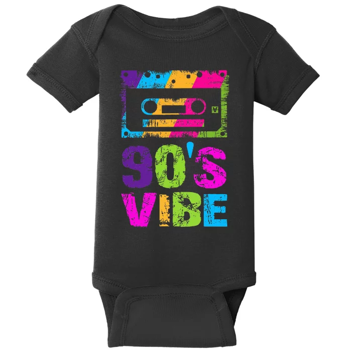 90s Vibe 1990s Music Lover Nineties Costume Party Baby Bodysuit