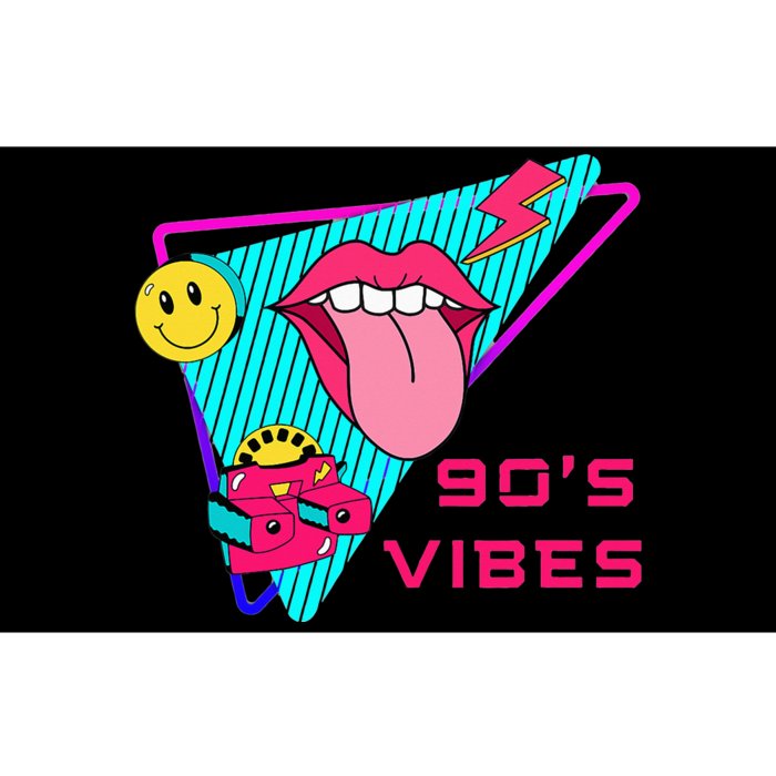 90's Vibes 1990s Fashion 90s Theme Outfit Nineties Party Bumper Sticker