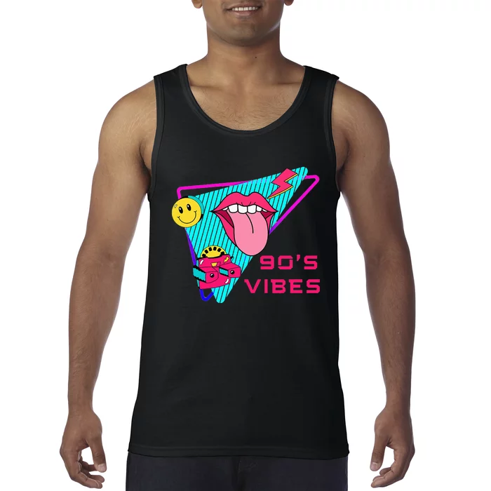 90's Vibes 1990s Fashion 90s Theme Outfit Nineties Party Tank Top