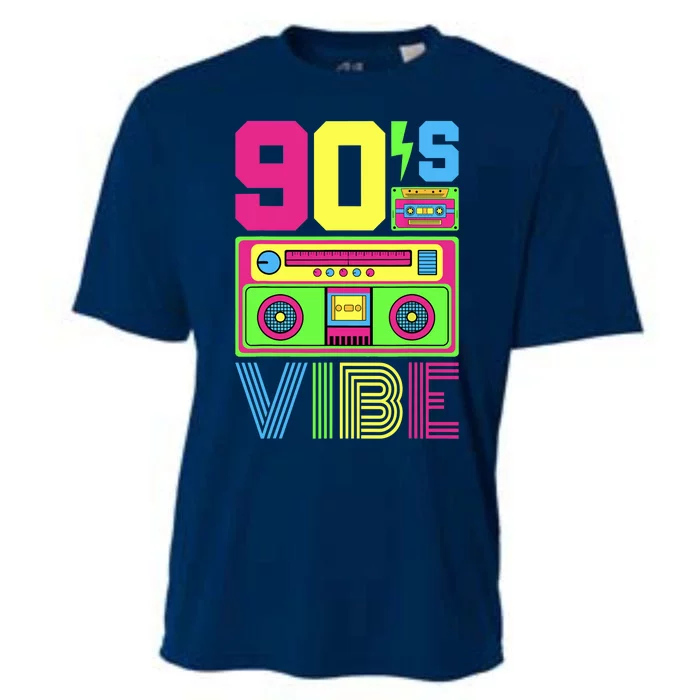 90s Vibe 1990 Style Fashion 90 Theme Outfit Nineties Costume Cooling Performance Crew T-Shirt