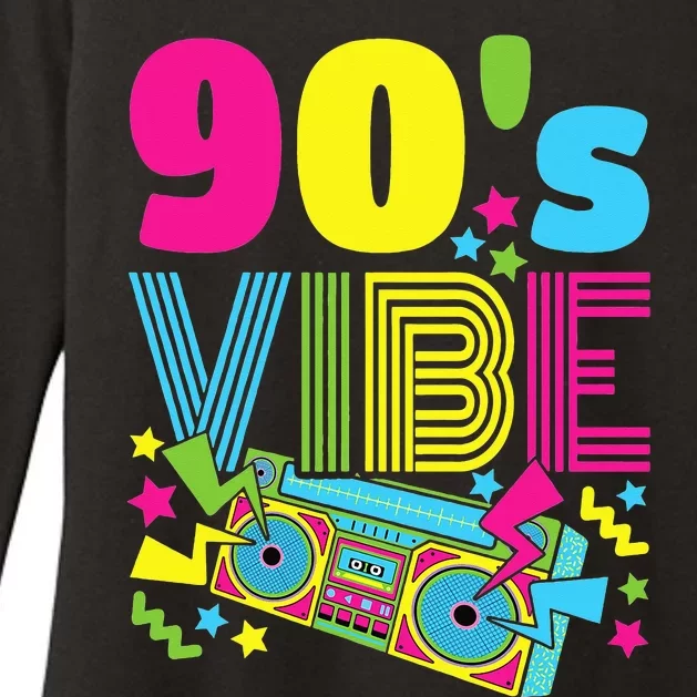 90s Vibe 1990s Fashion Nineties Theme Party 90s Theme Outfit Womens CVC Long Sleeve Shirt