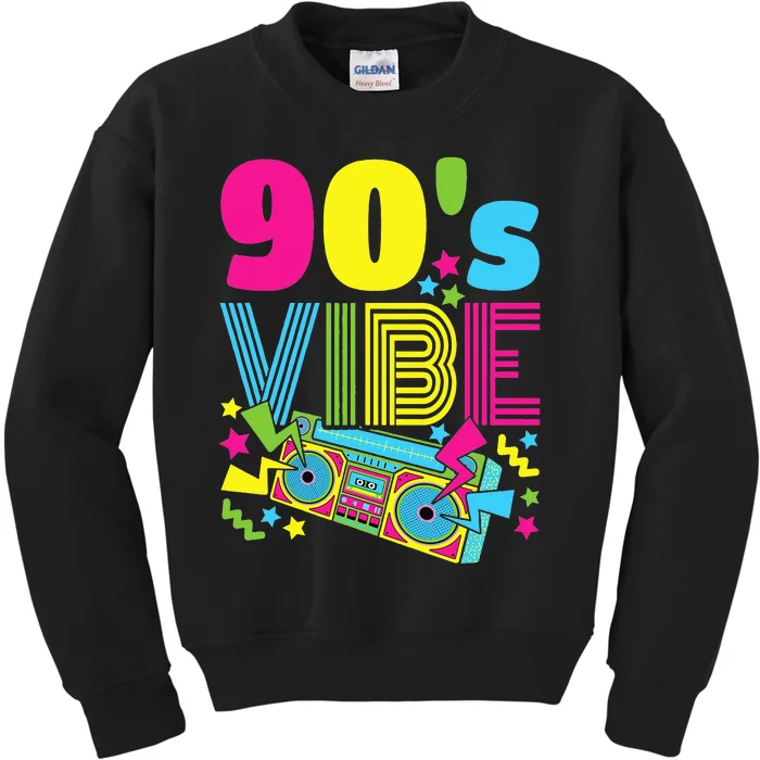 90s Vibe 1990s Fashion Nineties Theme Party 90s Theme Outfit Kids Sweatshirt