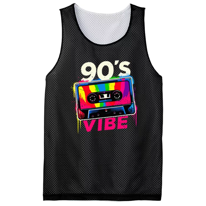 90S Vibe 1990s Music Vintage Retro Party Costume Mesh Reversible Basketball Jersey Tank