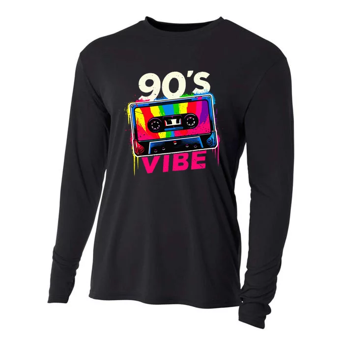 90S Vibe 1990s Music Vintage Retro Party Costume Cooling Performance Long Sleeve Crew