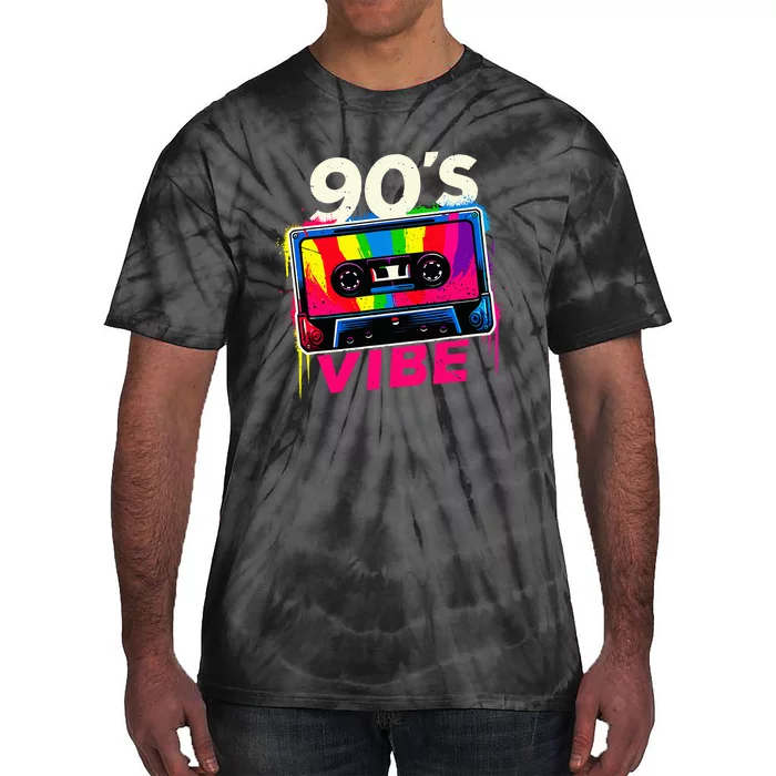 90S Vibe 1990s Music Vintage Retro Party Costume Tie-Dye T-Shirt