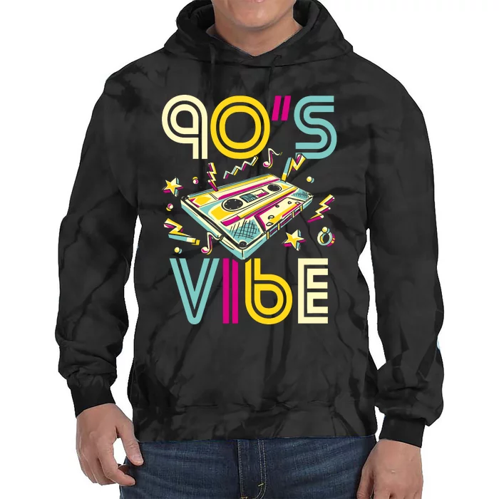 90s Vibe 90s Party Costume 90s Music Hip Hop Retro Tie Dye Hoodie