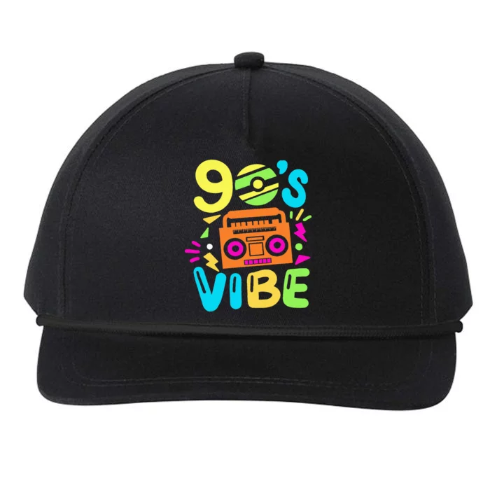 90s Vibe Snapback Five-Panel Rope Hat