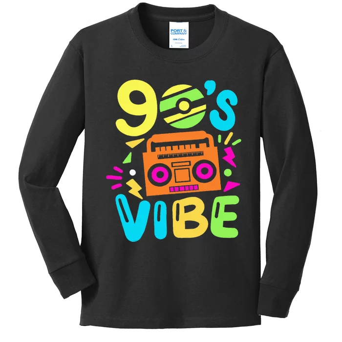 90s Vibe Kids Long Sleeve Shirt