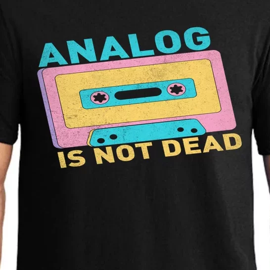 90S Vibes Analogs Not Dead 90S Hip Hop Cassette Tape Meaningful Gift Pajama Set