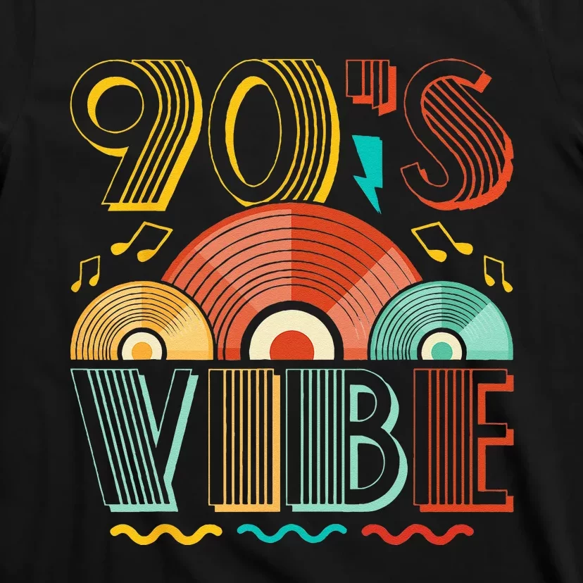 90s Vibe CD 90s Music 1990s Generation Retro Nineties T-Shirt