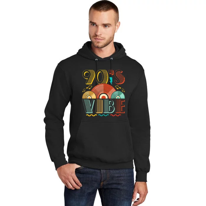 90s Vibe CD 90s Music 1990s Generation Retro Nineties Tall Hoodie