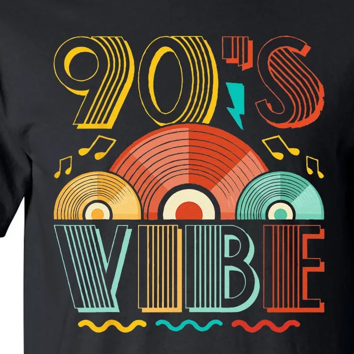 90s Vibe CD 90s Music 1990s Generation Retro Nineties Tall T-Shirt