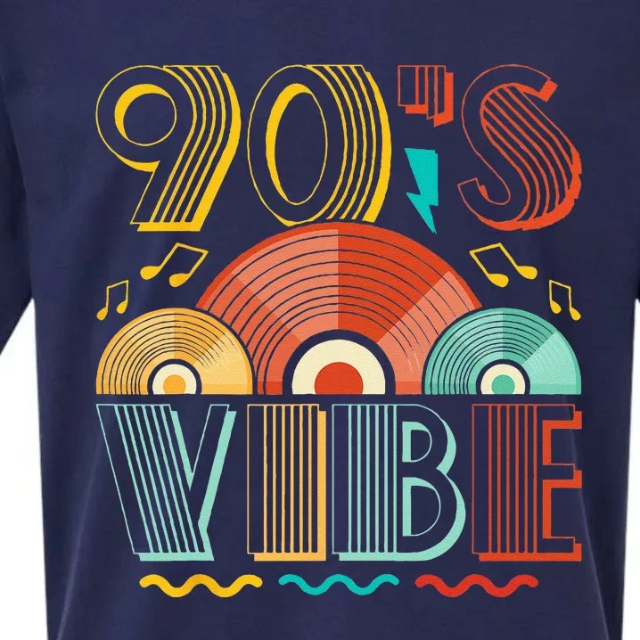 90s Vibe CD 90s Music 1990s Generation Retro Nineties Sueded Cloud Jersey T-Shirt