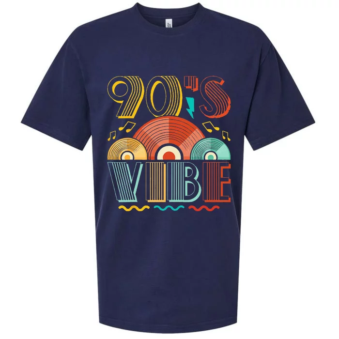 90s Vibe CD 90s Music 1990s Generation Retro Nineties Sueded Cloud Jersey T-Shirt